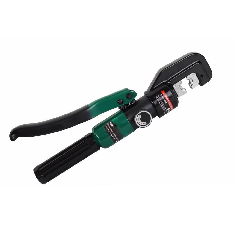 12AWG~00AWG Crimping Tool, Hydraulic Cable Lug Crimper 10 US TON, Electrical Terminal Cable Wire Tool Kit with 9 Die price history on PriceWatchPro