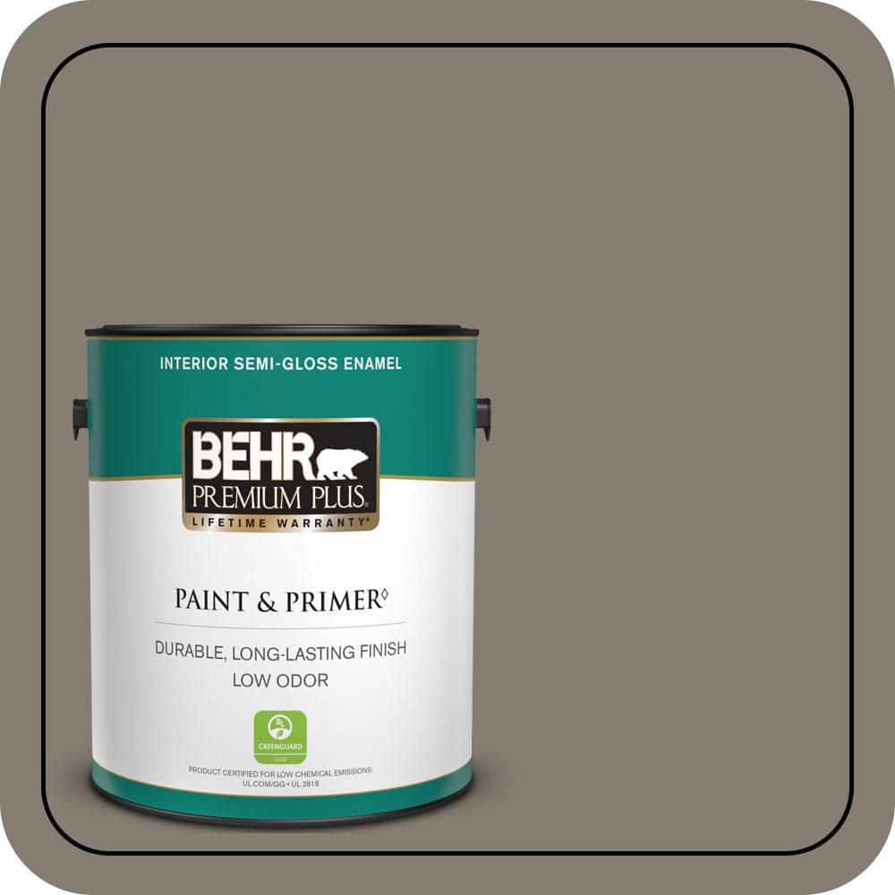 1 gal. #MQ2-53 Smoky Trout Semi-Gloss Enamel Low Odor Interior Paint & Primer price history on PriceWatchPro