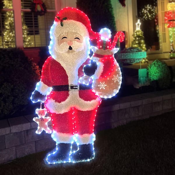 Santa Claus ランプ Xmas ライト christmas 置物 レア Amazon.com