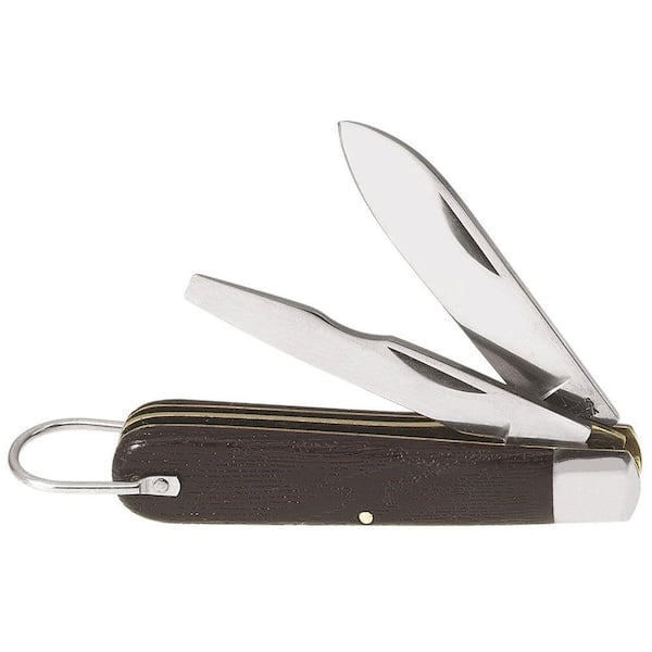 Klein Tools 2.5 in. Carbon Steel Plastic Folding Knife