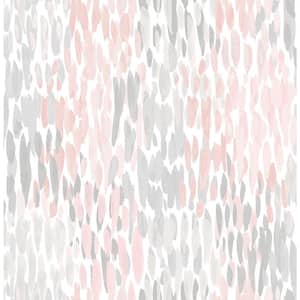 Blush Make It Rain Pink Wallpaper Sample