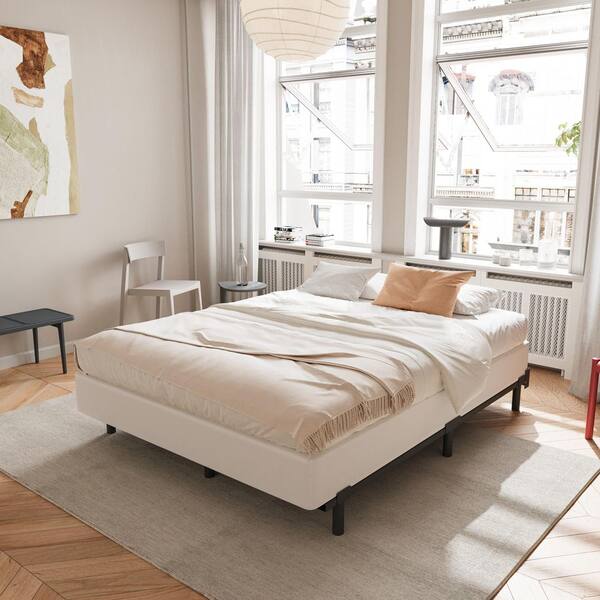 7 in. Queen Size Box Spring with Easy Assembly Slats and Heavy