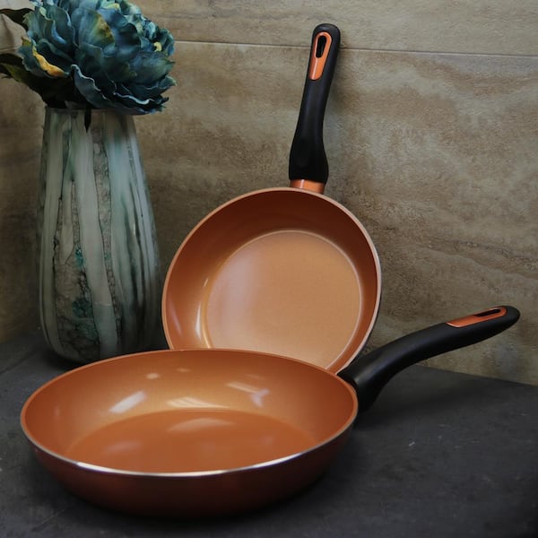 Gibson Home Copper Pan Cooking Excellence Aluminum Non Stick Saute