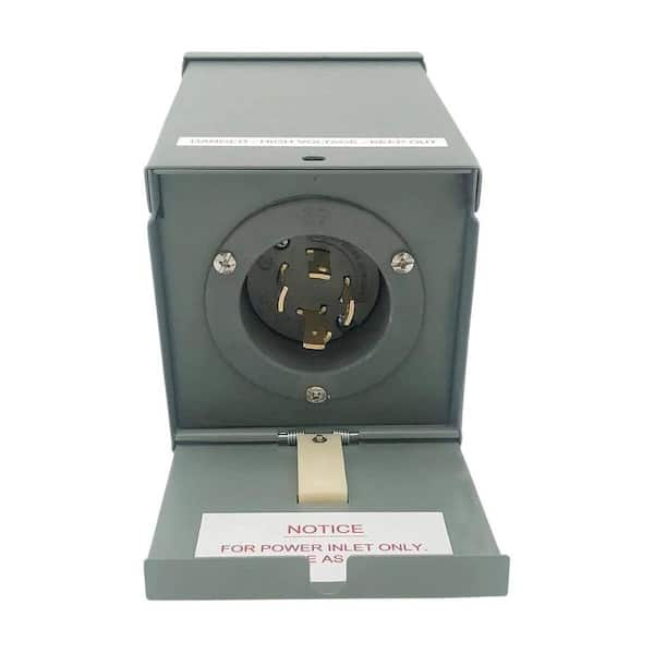 30 Amp Power Inlet Box (L1430) with Cover