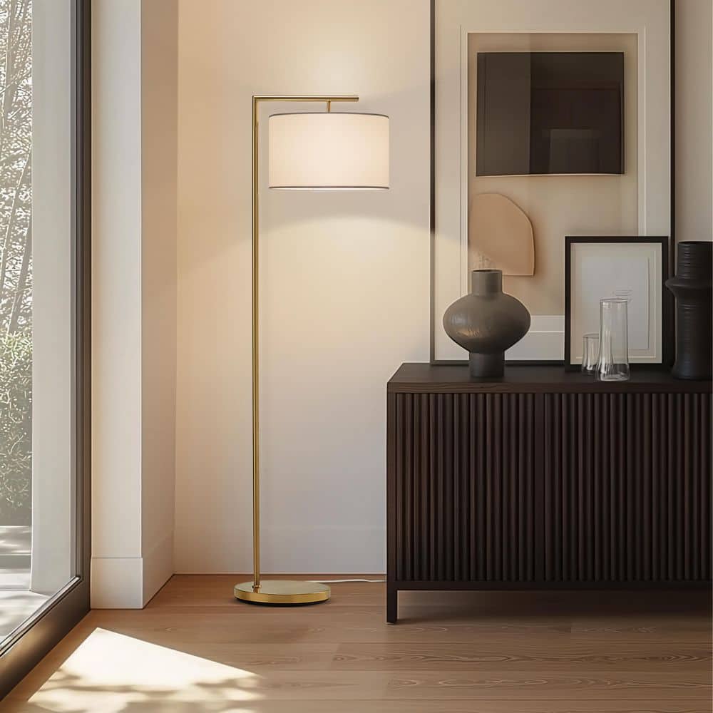 Brightech Montage Modern 60 in. Antique Brass Modern 1-Light LED