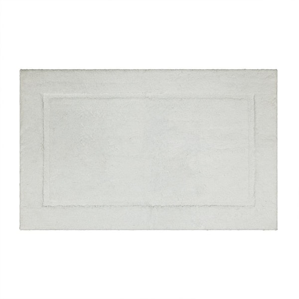 Mohawk Home Regency White 27 in. x 45 in. White Cotton Machine Washable Bath Mat