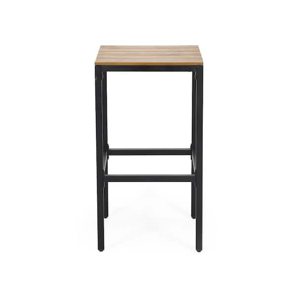 Teak and Acacia Outdoor Bar Stool​