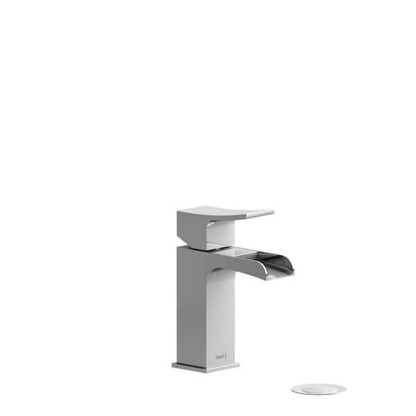 Zendo Single Hole Single-Handle Bathroom Faucet in Chrome