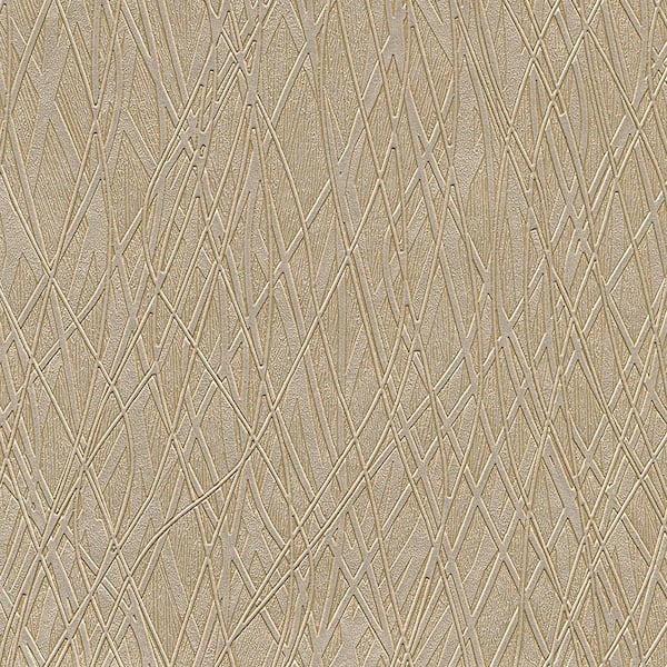 Warner Allegro Bronze Embossed Paper Strippable Roll Wallpaper (Covers 60.8 sq. ft.)