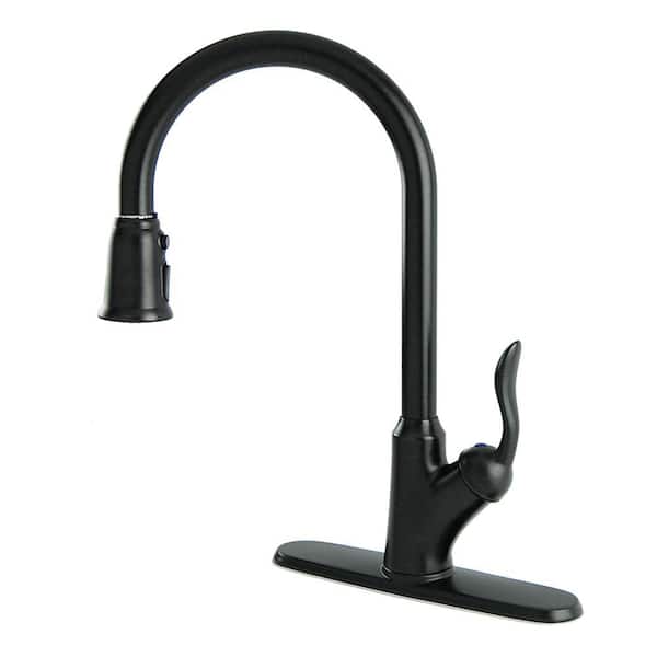Fontaine Francesca Single-Handle Pull-Down Sprayer Kitchen Faucet in Oil Rubbed Bronze