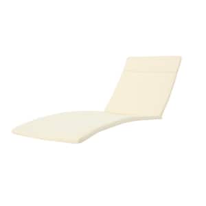 Miller Beige Outdoor Chaise Lounge Cushion