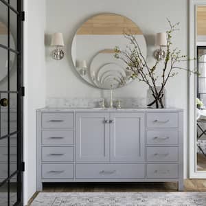 Cambridge 60 in. W Vanity Cabinet Only in Grey