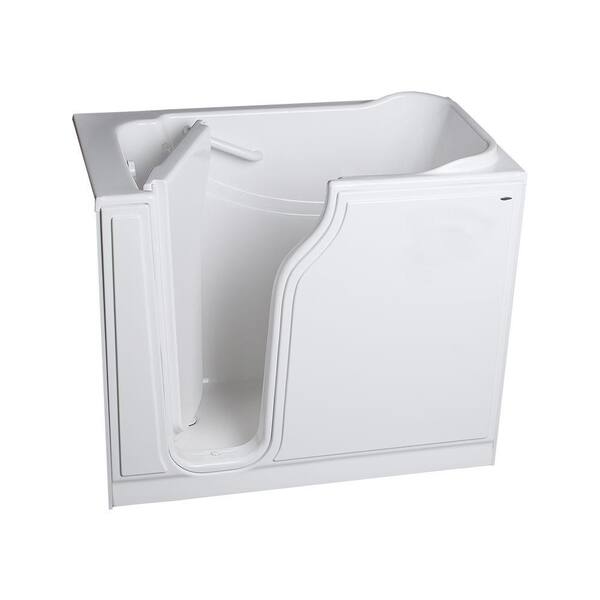 American Standard Gelcoat Standard Series 52 in. x 30 in. Walk-In Soaking Tub in White