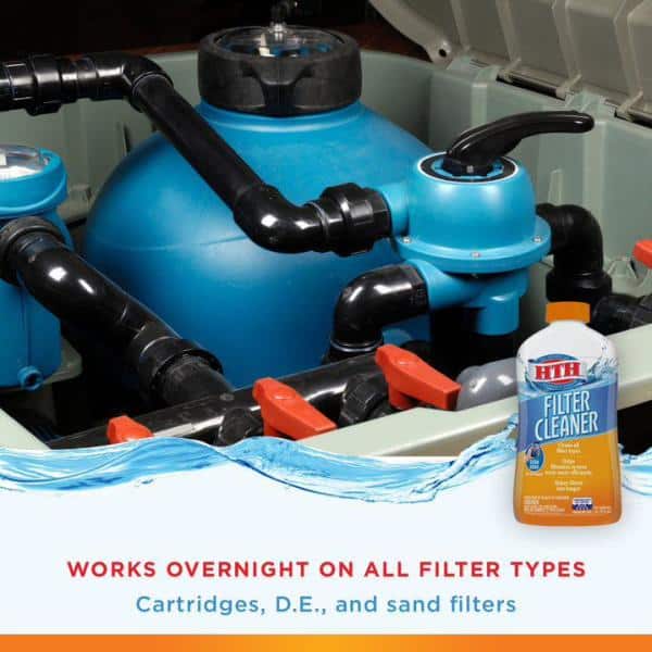 HTH 67025 Filter Cleaner Care for Swimming Pools 1 qt 