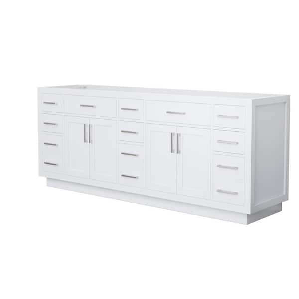 Beckett TK 83 in. Bath Vanity Cabinet without Top in White
