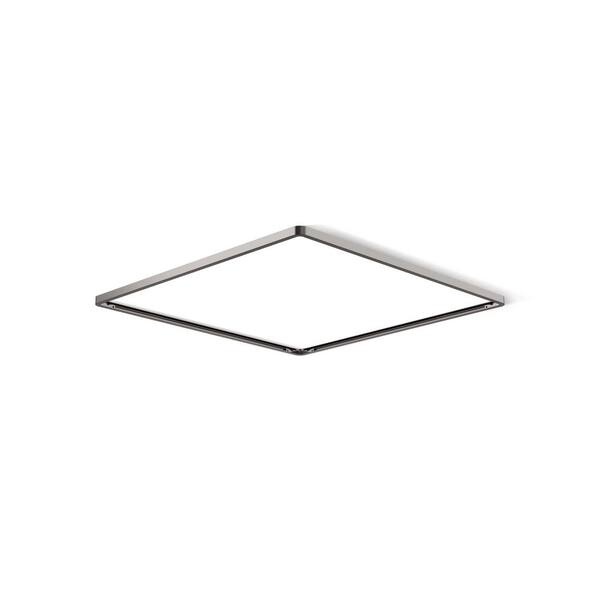 KOHLER Real Rain Overhead Panel Trim in Vibrant Titanium