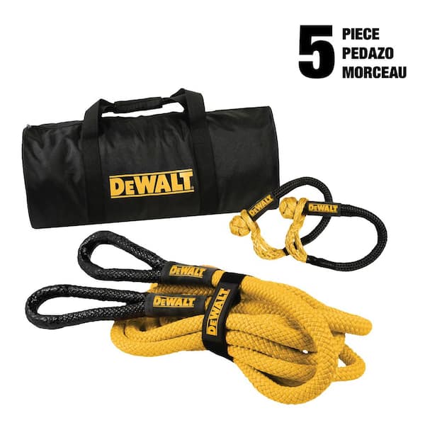 7/8 in. x 30 ft. Deluxe Kinetic Recovery Rope Kit, 29,300 Break Strength Includes 3/8 in. x 24 in. Shackles and Bag