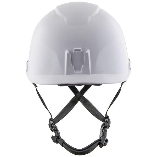 Klein Tools Safety Helmet, Non-Vented-Class E, White 60145 - The