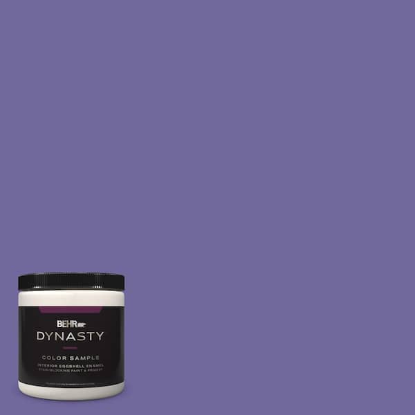 BEHR DYNASTY 8 oz. #630B-7 Pandora Eggshell Enamel Stain-Blocking Interior Paint & Primer Sample