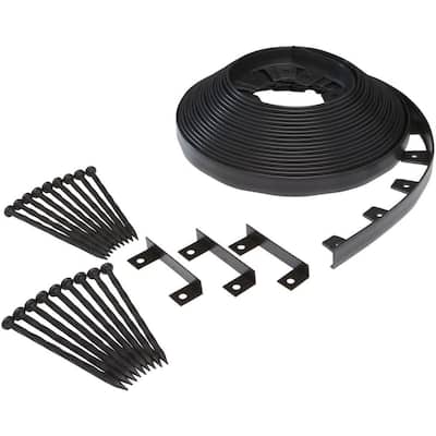 60 ft. No-Dig Landscape Plastic Edging Kit