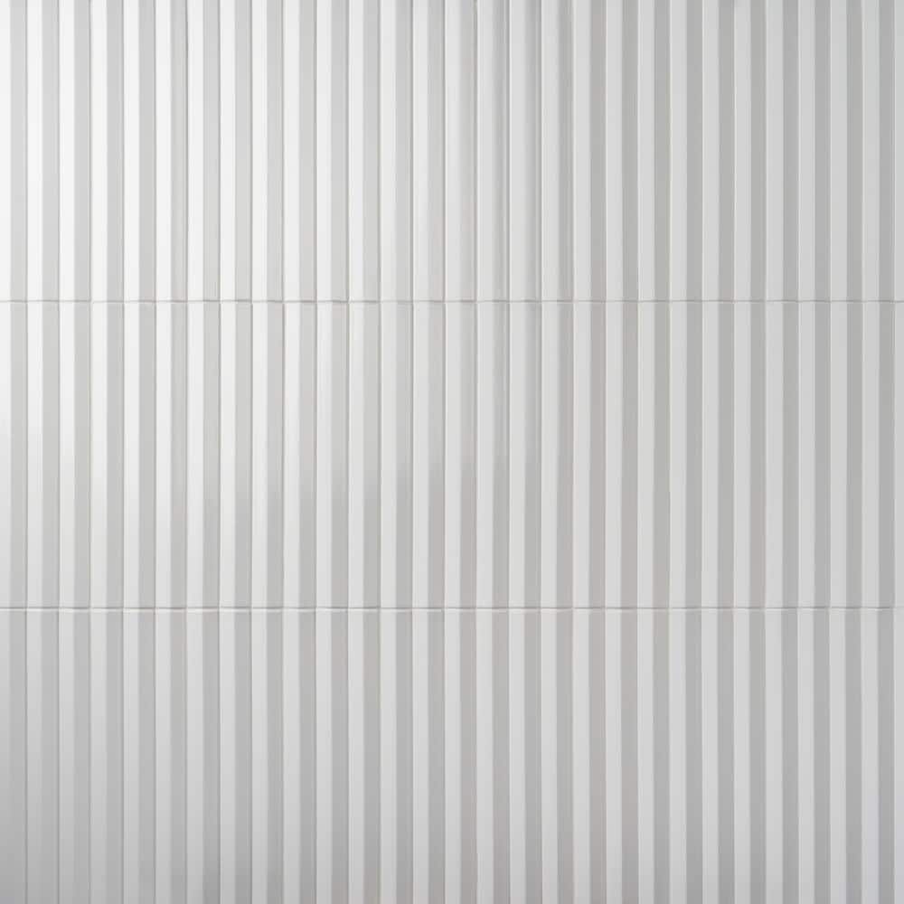 Apex 5" x 16" Ivory Polished Porcelain Wall Tile