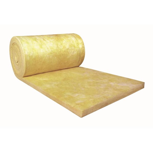 48 in. x 10 ft. Fiberglass Insulation, Radiant Barrier Roll For Outdoor/Indoor Freezing Weather, Thickness 2 in.