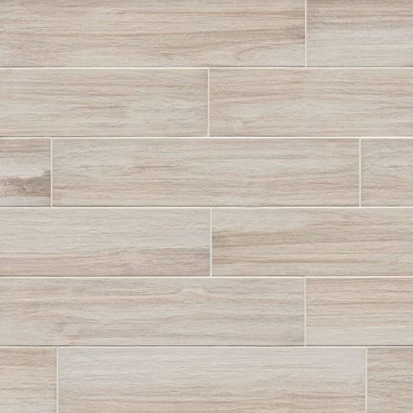 Havenwood Dove 8 in. x 36 in. Matte Porcelain Wood Look Floor and Wall Tile (448 sq. ft./Pallet)