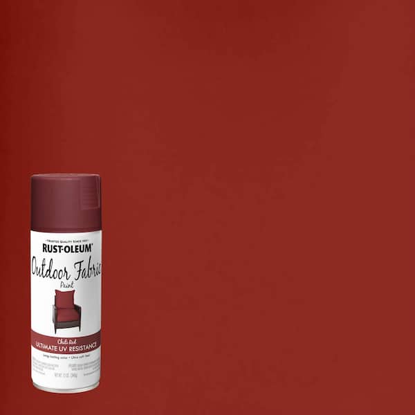 Rust-Oleum 12 oz. Chili Red Outdoor Fabric Spray Paint (Case of 6)
