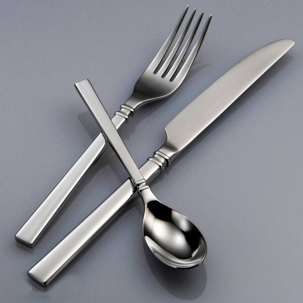 Steel Gray Set Of Two Stainless Steel Coffee Spoons