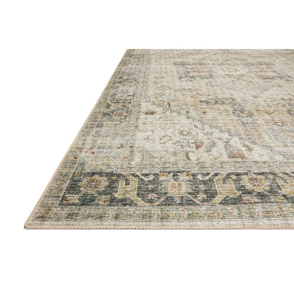 Gray Oriental Synthetic Runner Rug 2'-6" x 7'-6"