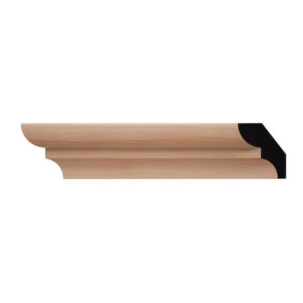 Ekena Millwork WM75 1.13 in. D x 1.25 in. W x 6 in. L Wood (Cherry) Panel Moulding Sample