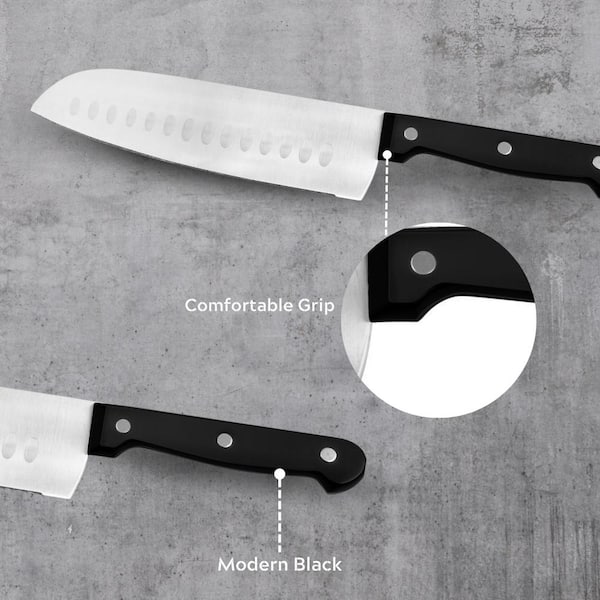 Titan 12 Piece Kitchen Knife Set - Black – Dura Living