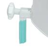Carex Health Brands Carex Safe Lock Raised Elevated Toilet Seat in White FGB31300 0000