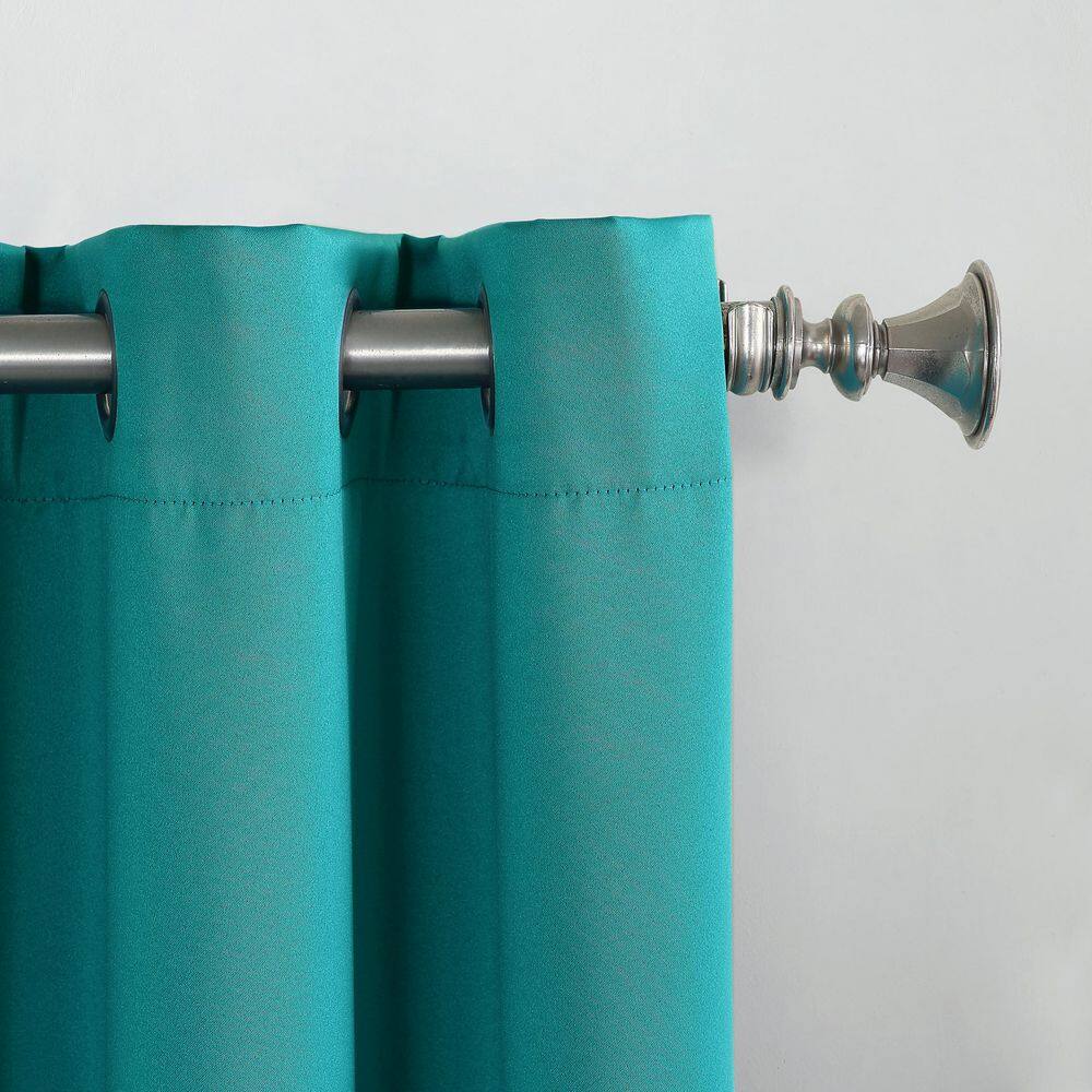 Marine Polyester Room Darkening Grommet Curtain Panel