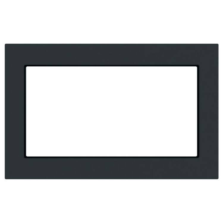 GE 30 in. Optional Built-In Trim Kit in Black Slate, Fingerprint Resistant