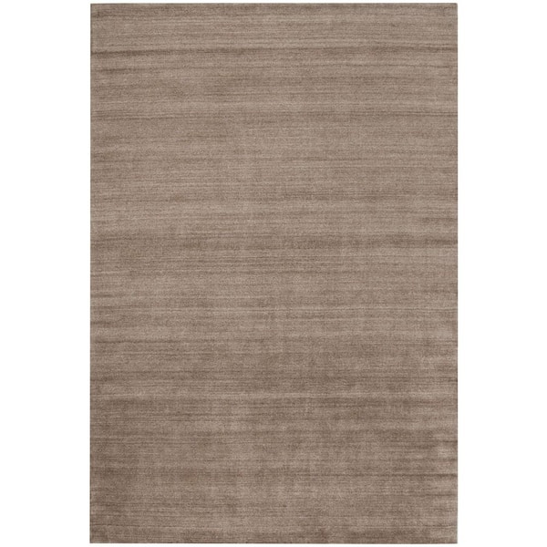 Mirage 8 ft. x 10 ft. Beige Distressed Solid Color Area Rug