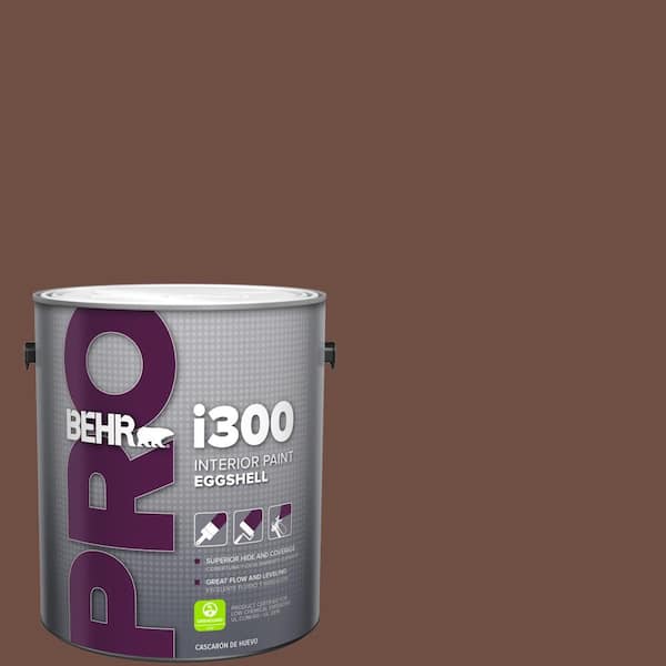 BEHR PRO 1 gal. #S-G-750 Chocolate Sprinkle Eggshell Interior Paint