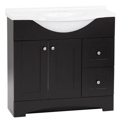 36 Inch Vanities Bathroom Vanities Bath The Home Depot