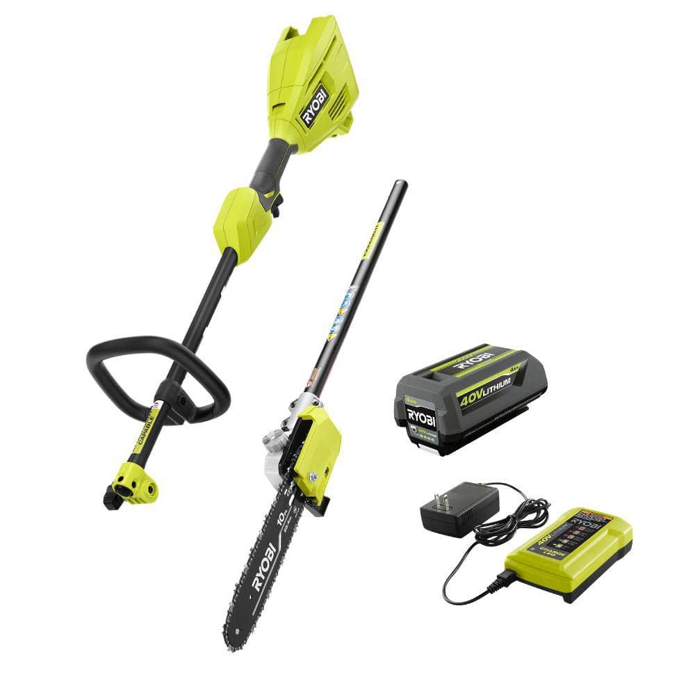 RYOBI 40V Expand-It Cordless Battery Attachment Capable Powerhead