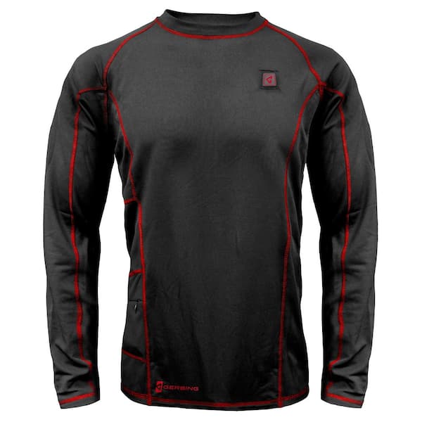 GERBING Men's Black Extra-Large 7-Volt Base Layer