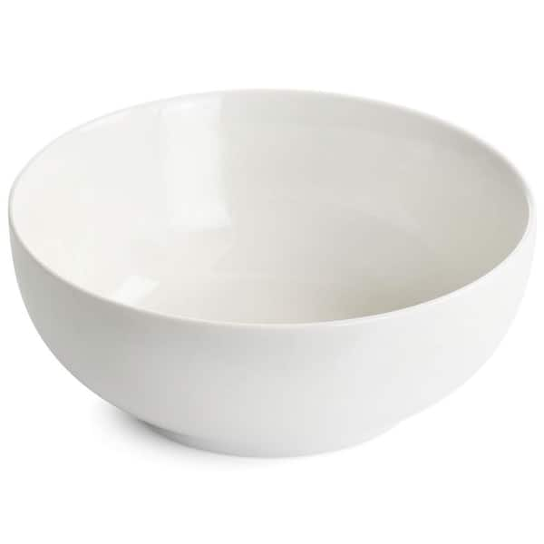 Gibson Home Noble Court 7.5 in. White Dessert Plate (Set of 12) 985105075M  - The Home Depot