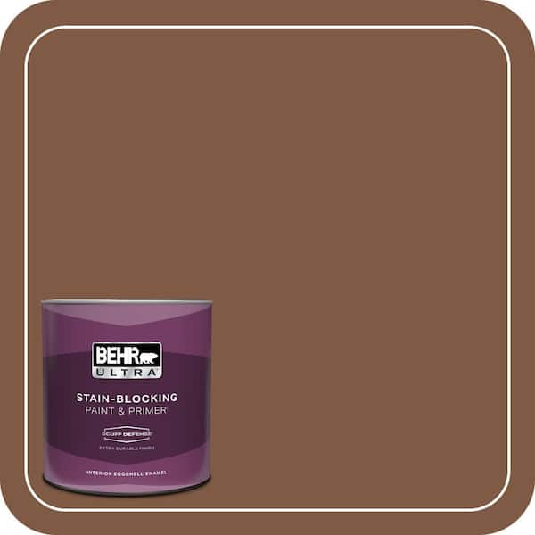 BEHR ULTRA 1 qt. #T12-2 Stagecoach Extra Durable Eggshell Enamel Interior Paint & Primer