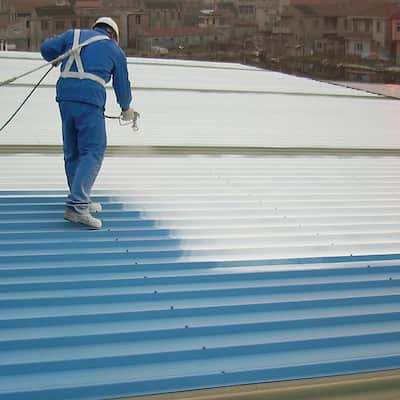 Roof Coatings Commercial Roofing The Home Depot Roof Coatings Commercial Roofing, How Much Does It Cost To White Coat A Roof