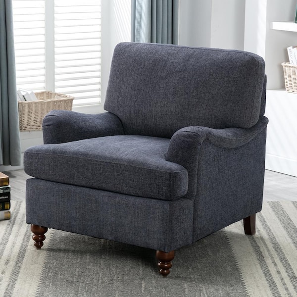 Dorel living rolled on sale top club chair