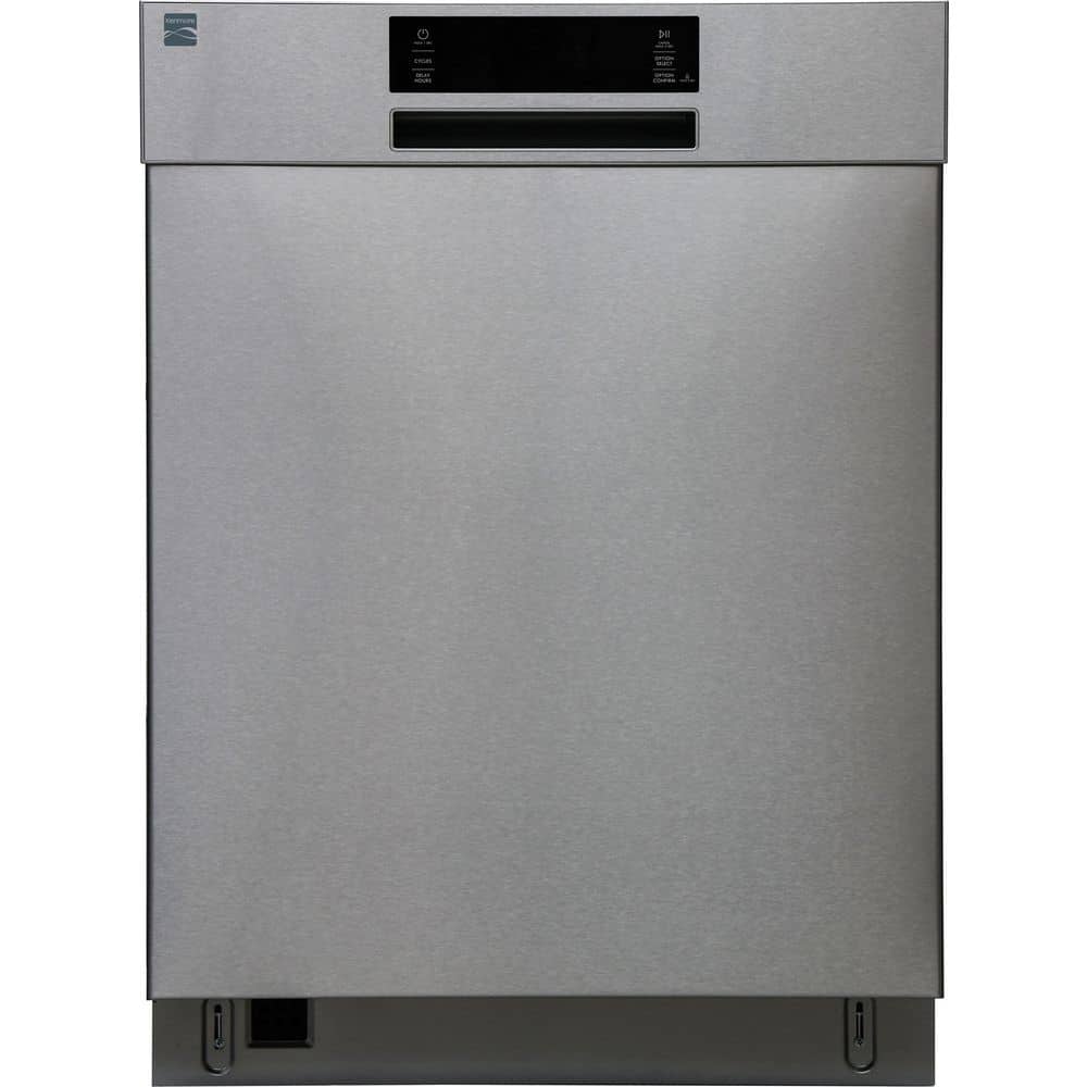 24 in. Touch Control Standard Built-In Dishwasher in Stainless Steel with 7-Cycles and 45 DBA