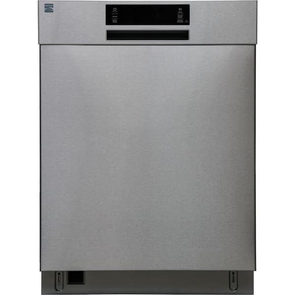 24 in. Touch Control Standard Built-In Dishwasher in Stainless Steel with 7-Cycles and 45 DBA