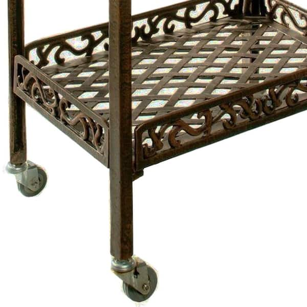 Oakland Living 2 Level Plant Stand Antique Bronze