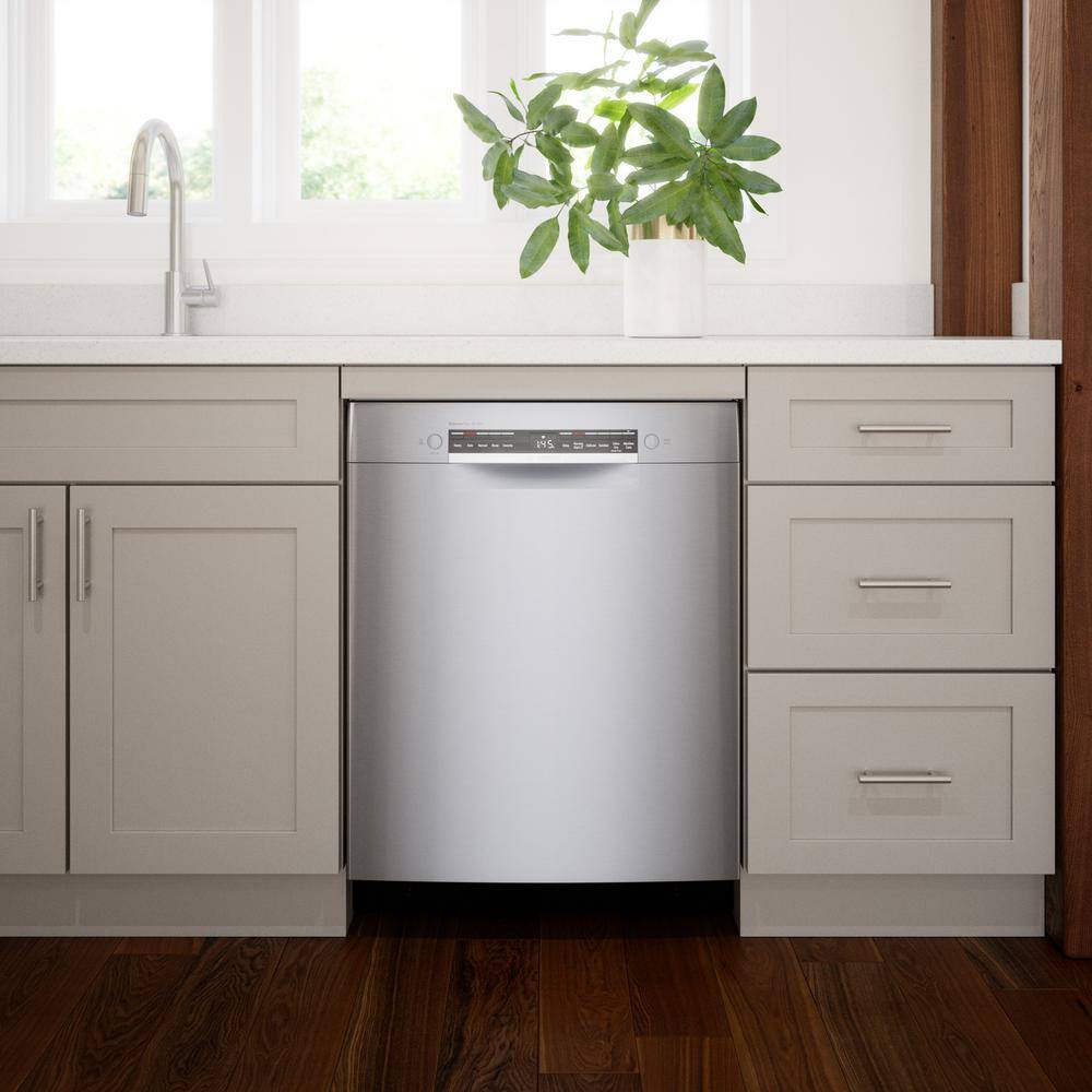 24" Stainless Steel Front Control Smart Built-In Dishwasher