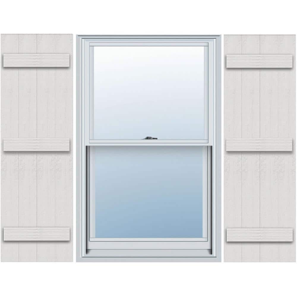 Timberthane 21.5 in. W x 79 in. H Joined Four Board Straight Top Polyurethane Board and Batten Shutters price history on PriceWatchPro