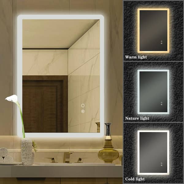 Wall Bathroom Vanity Mirror, What Color Lighting For Bathroom